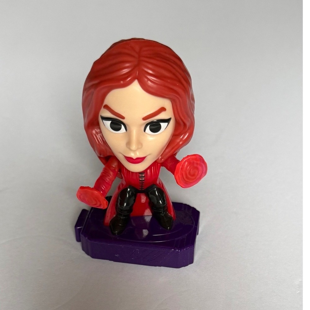 Marvel Scarlet Witch McDonald's HM Toy Figure Red Purple Base MCU Superhero